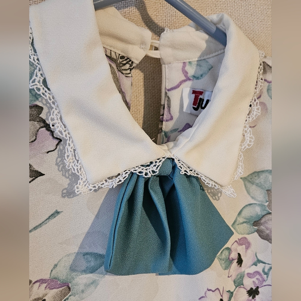 Vintage dress Floral print size medium - Picture 7 of 8